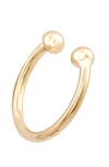 ZOË CHICCO ZOÈ CHICCO SINGLE ROUND WIRE EAR CUFF,EC-14K