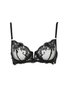 Bluebella Marseille Embroidered Mesh Brief In Black In Black