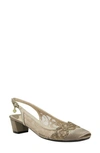 J. RENEÉ FALEECE CRYSTAL EMBELLISHED SLINGBACK PUMP,FALEEC-FABGE