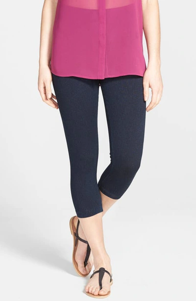 Lyssé 'lyssentials Denim Capri Leggings In Black