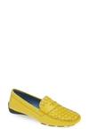 Robert Zur 'petra' Driving Shoe In Gold Finch Glove