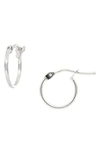 BONY LEVY 14K GOLD MINI HOOP EARRINGS,FIE518W