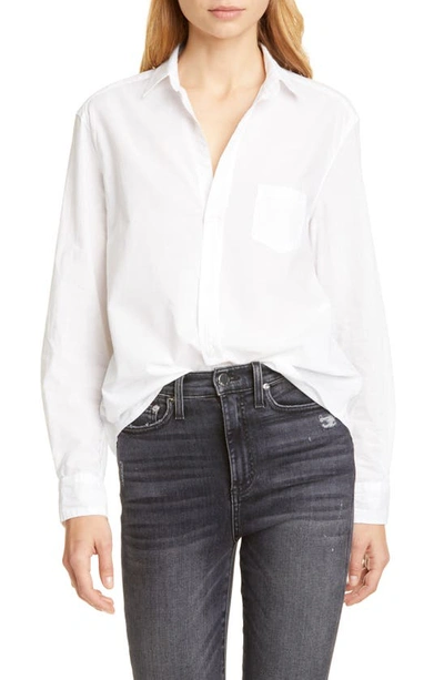 Frank & Eileen Eileen Casual Cotton Shirt In White