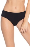 Robin Piccone Ava High Waist Bikini Bottoms In Black