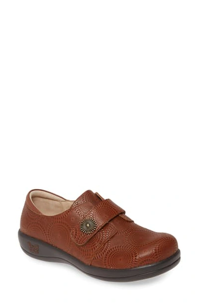 Alegria 'joleen' Slip-on In Brandy Leather