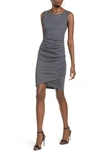 Leith Ruched Body-con Tank Dress In Grey Medium Charcoal Heather