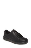 Traq By Alegria Baseq Low Top Sneaker In Black Leather