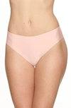 Commando 'butter' Stretch Modal Thong In Blush