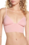 Free People Intimately Fp Sage Longline Bralette In Rose Petal