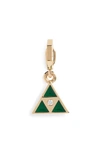 HARWELL GODFREY OPEN BALE TRIANGLE ENHANCER PENDANT WITH DIAMOND,HGC2