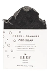 Leef Organics Nooks + Crannies Cbd Soap In Charcoal Clay