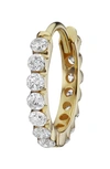 Maria Tash Invisible Set Diamond Eternity Earring In Yellow Gold