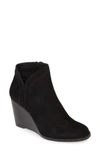 Lucky Brand Yimme Booties Women's Shoes In Black Suede