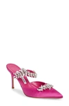 MANOLO BLAHNIK LURUM JEWEL LEAF MULE,LURUM001