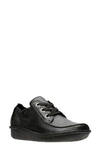 Clarksr Funny Dream Sneaker In Black Leather