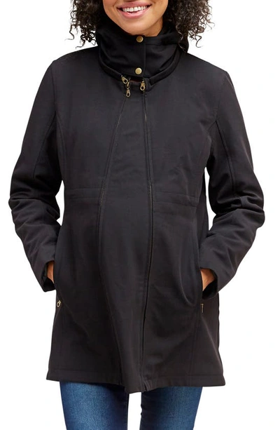 Nom Maternity 3-in-1 Maternity Coat In Black