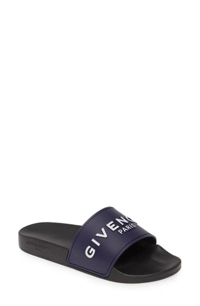 Givenchy Logo Slide In Navy