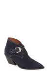 Givenchy Elegant Studs Pointy Toe Boot In Navy