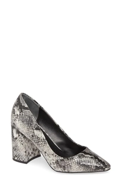 Charles By Charles David Verse Pump In Black/ White Leather