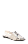 Sole Society Kaniesa Slingback Flat In Natural Multi Suede