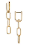 Bony Levy Ofira 14k Gold Linear Link Earrings In Yellow Gold