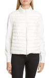 MONCLER QUILTED DOWN & WOOL SHORT JACKET,F10939B50400A9001