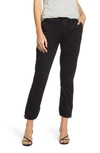 Paige Mayslie Transcend Black Stretch-denim Trousers In Black Overdye