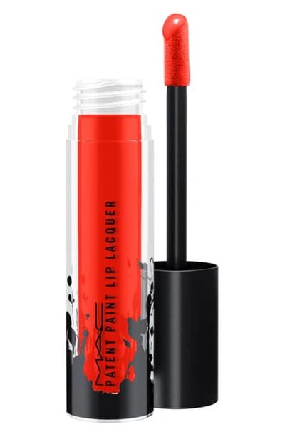 Mac Cosmetics Mac Patent Paint Lip Lacquer In Red Enamel
