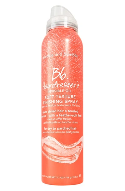 Bumble And Bumble Hairdresser's Invisible Oil Soft Texture Finishing Spray 3.7 oz/ 106 G In No Colour