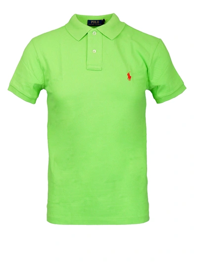Polo Ralph Lauren Ralph Lauren Custom Slim Fit Polo T Shirt Green
