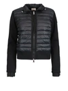 MONCLER QUILTED FRONT SWEATSHIRT
