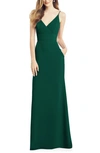 AFTER SIX V-NECK CREPE GOWN,6824