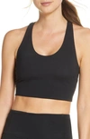 Zella Studio Lite Longline Bra In Black