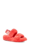 Ugg Women's Oh Yeah Shearling Slingback Slippers In Pop Coral
