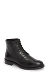 Vagabond Shoemakers Amina Lace-up Bootie In Black Leather