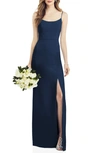 AFTER SIX SCOOP NECK CREPE GOWN,6822