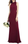 AFTER SIX BOW NECK CREPE GOWN,6827