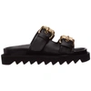 MOSCHINO WOMEN'S RUBBER SLIPPERS SANDALS,MA28145G1AMF0000 35