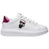 KARL LAGERFELD WOMEN'S SHOES LEATHER TRAINERS SNEAKERS  K/IKONIK KAPRI,KLL62530 40