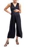 NOM MATERNITY NOM MATERNITY FRANCESCA WIDE LEG MATERNITY/NURSING JUMPSUIT,4522