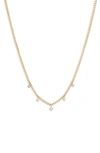 ZOË CHICCO ZOË CHICCO EXTRA-SMALL CURB CHAIN NECKLACE,XSCCN-2-5D