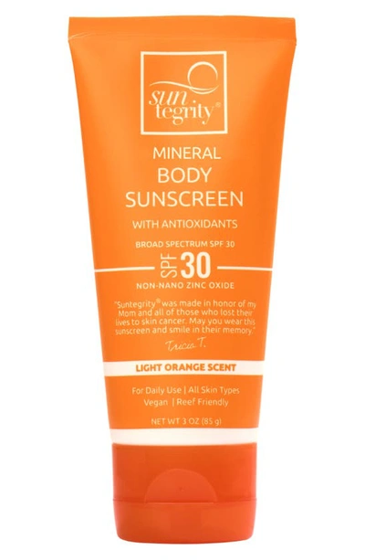 Suntegrity Mineral Sunscreen For Body Broad Spectrum Spf 30