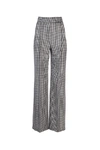 ALEXANDER MCQUEEN ALEXANDER MCQUEEN HOUNDSTOOTH WIDE LEG TROUSERS