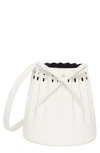 MANSUR GAVRIEL MINI PLEATED LEATHER BUCKET BAG,WR20H002KE