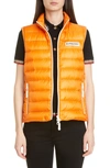 BURBERRY DARLINGTON LOGO PRINT DOWN PUFFER VEST,8026499