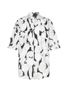 GIVENCHY GIVENCHY OVERSIZED FLORAL PRINTED SHIRT