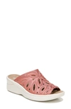 Bzees Susie Slide Sandal In Terracotta Fabric