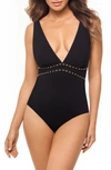 AMORESSA ROMANCING THE STONE ONE-PIECE SWIMSUIT,6522546