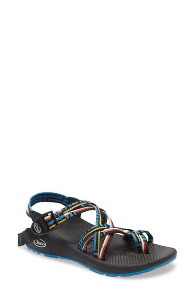 Chaco Z/cloud X2 Sandal In Misprint Blue Fabric