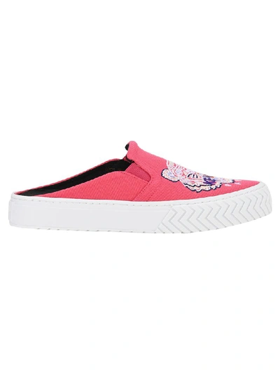 Kenzo Tiger K-skate Slip-on Mules In Fuchsia